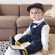 IAMBEBE 男童Jacob燕尾服連身衣