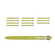 MORRIS Staflo 3C三色原子筆 單支, 橄欖綠, 12個