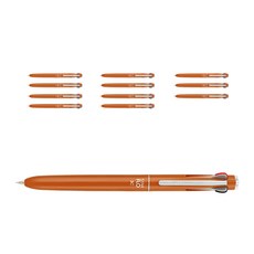 MORRIS Staflo 3C原子筆 單支, 楓葉橘, 12個