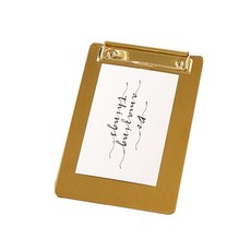 金色金屬A5文件板, 單一顏色, 1個