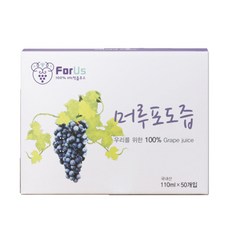 포어스 머루포도즙, 50개, 110ml