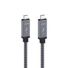 Yoitch Thunderbolt 3 傳輸線 Type-C to Type-C, 單一顏色, 1個