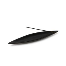 HEAVENSENSE 陶瓷船型香座, 黑色