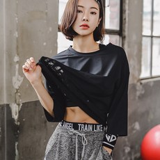 소미보 나야스타일 여성용 요가 티셔츠 A 664