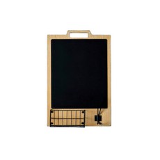 윰스 벽 인테리어 우드 칠판 베이지, 철 + 나무