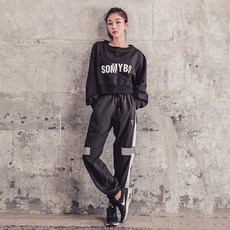 SOMMYBO 女士瑜伽上下套裝 629-1