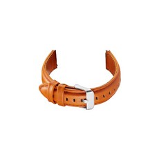 비쉐르 갤럭시S2 실버 프론티어 레더 밴드 스트랩 (44mm 호환가능), 오렌지, 1개