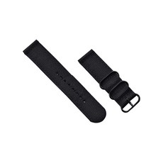 비쉐르 갤럭시S2 패브릭 스포츠 밴드 스트랩 (44mm 호환가능), 블랙, 1개