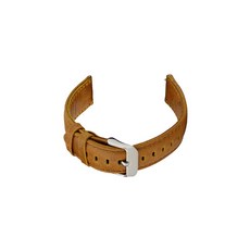 비쉐르 갤럭시S2 실버 프론티어 레더 밴드 스트랩 (44mm 호환가능), 브라운, 1개