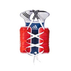 adidas 愛迪達 跆拳道雙面護具, 藍色 + 紅色