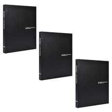 ECO Chungwoon Eco 迷你活頁夾 3孔 A4, 黑色, 3個