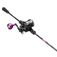 Abu Garcia Egisis Super Forte IK螺旋導環釣竿 EGSIK-190SP-82, 黑色+紫色