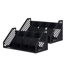 SYSmAX Litem 4層書架 2入, 深灰色, 1套