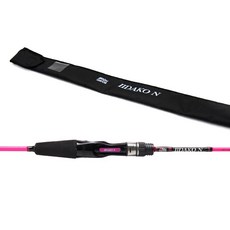 Abu Garcia Iidacon N螺旋釣魚竿 IINC-170 PK+布質收納袋, 粉色的