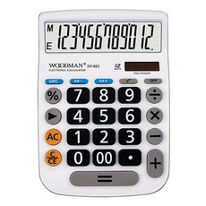 WOODMAN 辦公用電子計算機 DY-882, 黑色, 1個