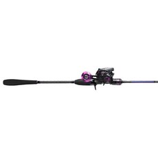 Abu Garcia Aegesis Superporte IK 螺旋導軌釣魚竿 EGSFIC-180SP-73, 黑色+紫色