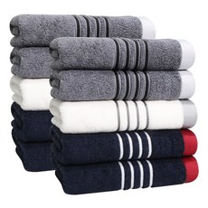 송월타월 카운 테스마라 포라인 40 세면타월 150g 30수 면사, 랜덤발송, 10개