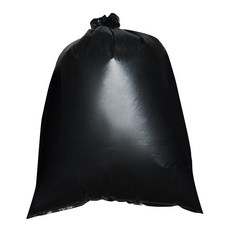 sanipia 黑色平口袋, 60L, 200個