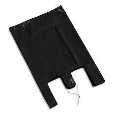 sanipia 黑色手提袋, 75L, 50個