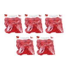 花灑活動5套花瓣, 紅色, 5套