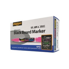 PENMAX 黑板筆, 白色, 12個