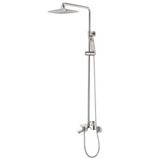 다인이엔지 하모니 프리미엄 욕실 해바라기 레인 샤워기 DB6090 니켈, 1개, 실버