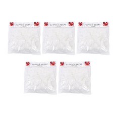 花灑活動5套花瓣, 白色, 5套