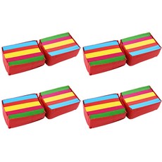 紙花粉 50g 4套, 混色