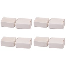 紙花粉 50g 4套, 白色