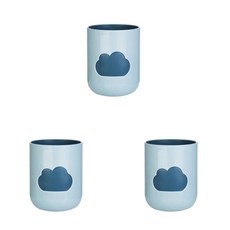 THE ZAKKA Humming Cloud 漱口杯 天空藍, 3個, 白色
