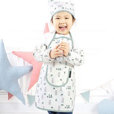 Coney Island 孩童圖案印花圍裙+收納袋 隨機出貨