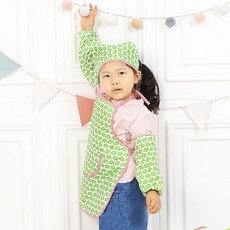 Coney Island 孩童印花棉質圍裙+收納袋 隨機出貨