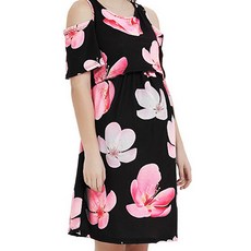 올나인 어깨트임 임산부 산후라운드원피스