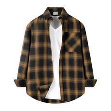 HARRISON HOMME 男士 305 格紋長袖襯衫