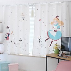 Rainbow House 愛麗絲窗戶型遮光窗簾, 混合顏色