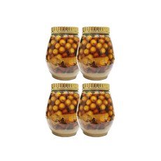 수동 103호 다용도원형 밀폐 유리병, 4개