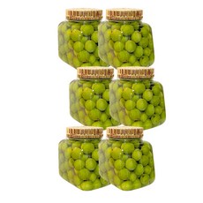 手動127號方形密封玻璃瓶, 6入, 4L