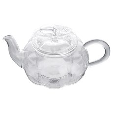 BELLE design 南瓜造型玻璃濾網茶壺, 單一顏色, 600ml, 1個