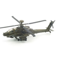 空軍1 AH-64D阿帕契攻擊直升機壓鑄 1/72 AFO969330KH, 卡其色