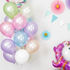 로켓 풍선 30cm, 펄 러블리민트, 200개