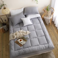 I'm Living 方格水洗絎縫床墊, 灰色