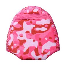 非粘性孩童眼罩貼粉紅色油漆, 1個