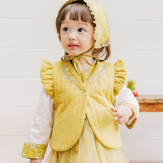 Bebezoo 女童印花絎縫背心