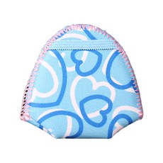 Kepun非黏貼式幼兒遮瑕貼 藍色愛心, 1個