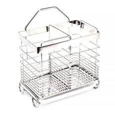 BBOMMA 黏貼式不鏽鋼餐具筒, 單一顏色, 1個