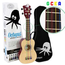 章魚彩色琴弦烏克麗麗 自然色, 高音