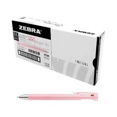 ZEBRA 斑馬牌 3C原子筆 0.5mm, 粉色的, 1盒