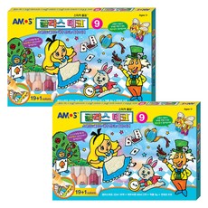 AMOS 玻璃裝飾 9, 混色, 2套