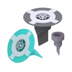 에코웨이 다막아 하수구 트랩 욕실용 민트 + 그레이 + 싱크대용 그레이, 1세트