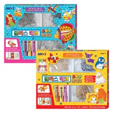 AMOS 玻璃珠寶裝飾玩具組, 混色, 1套